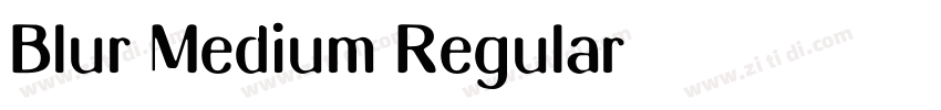 Blur Medium Regular字体转换